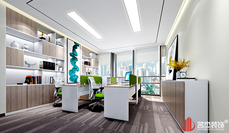 財務區辦公室效果圖