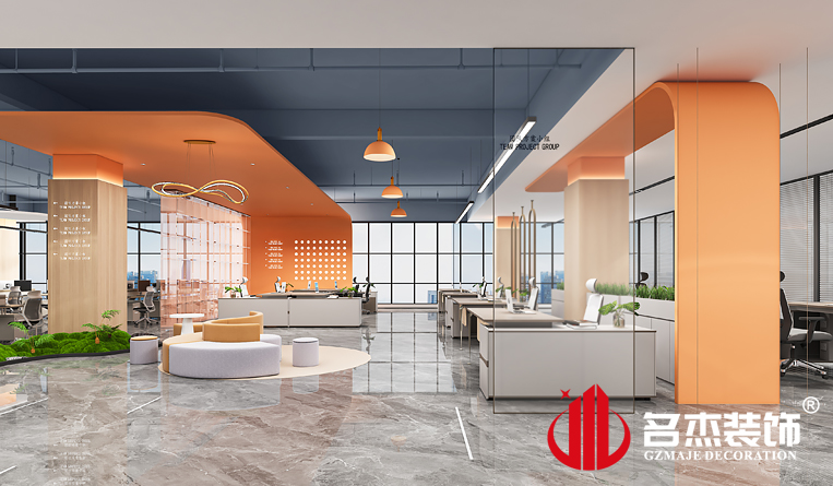 休閑辦公區(qū)裝修設(shè)計(jì)效果