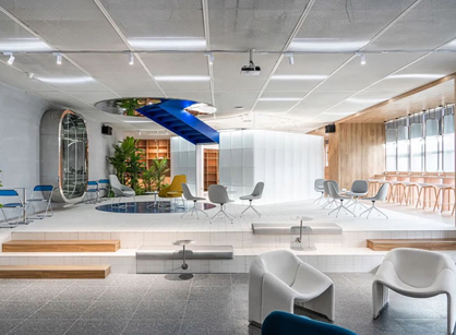 富有創(chuàng)意的聯(lián)合辦公裝修設(shè)計(jì)空間是怎樣打造的——慕金星光國(guó)際